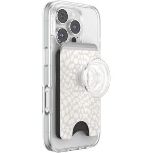 PopSockets Phone Wallet with Expanding Grip, Phone Card Holder, Wireless Charging Compatible, Wallet Compatible with MagSafe – Farmer’s Market(Horchata Fossil)