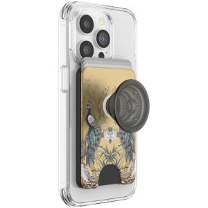 PopSockets Phone Wallet with Expanding Grip, Phone Card Holder, Wireless Charging Compatible, Wallet Compatible with MagSafe – Farmer’s Market(Secret Garden)