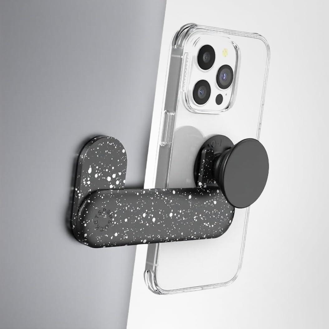 imagePopSockets Laptop Mount for Phone Grip Phone Mount Device Holder for Laptop BlackBlack Speckle