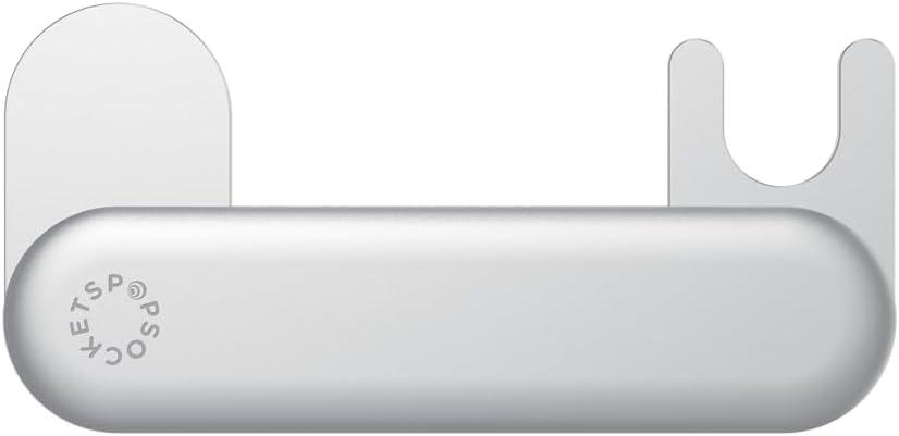 imagePopSockets Laptop Mount for Phone Grip Phone Mount Device Holder for Laptop BlackSilver