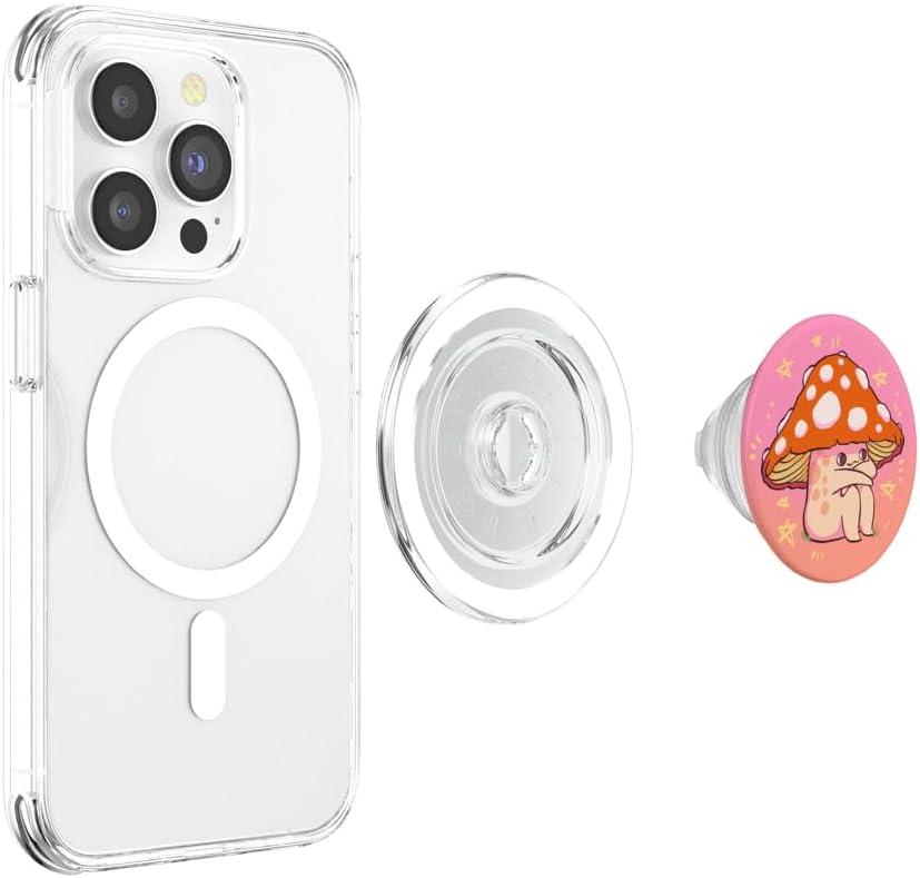 imagePopSockets Phone Grip Mushroom PopSocket Sitting Shroomie PopSockets Adhesive PopGripMagnetic PopGrip