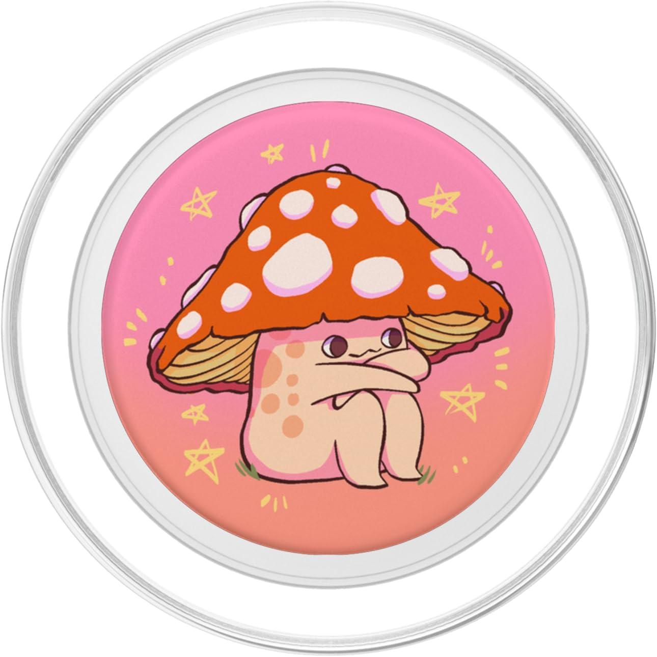 imagePopSockets Phone Grip Mushroom PopSocket Sitting Shroomie PopSockets Adhesive PopGripMagnetic PopGrip
