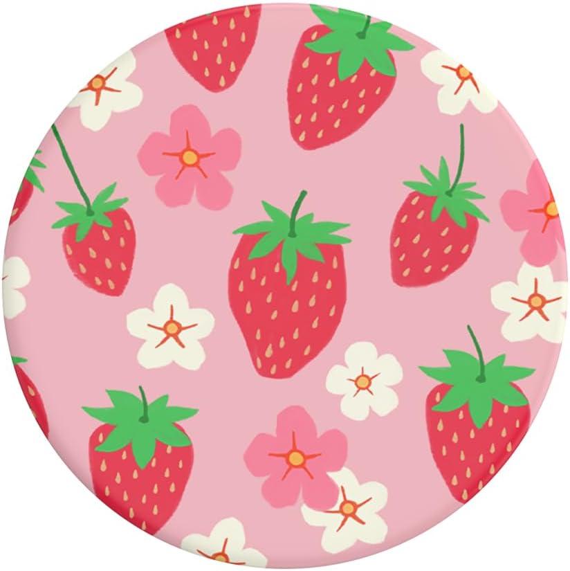 imagePopSockets Phone Grip with Expanding Kickstand Adhesive Grip Berry BloomBerry Bloom