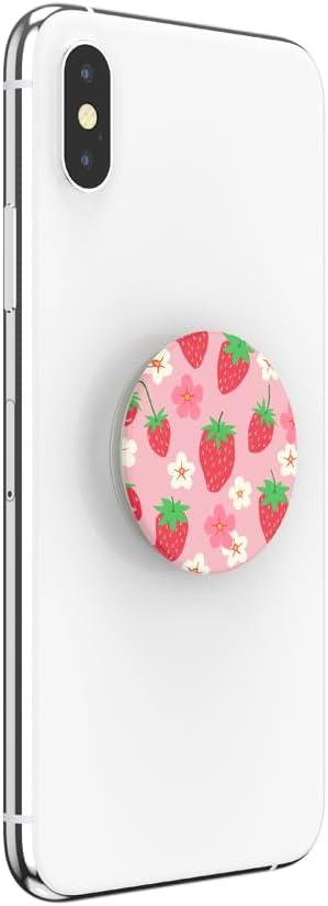 imagePopSockets Phone Grip with Expanding Kickstand Adhesive Grip Berry BloomBerry Bloom