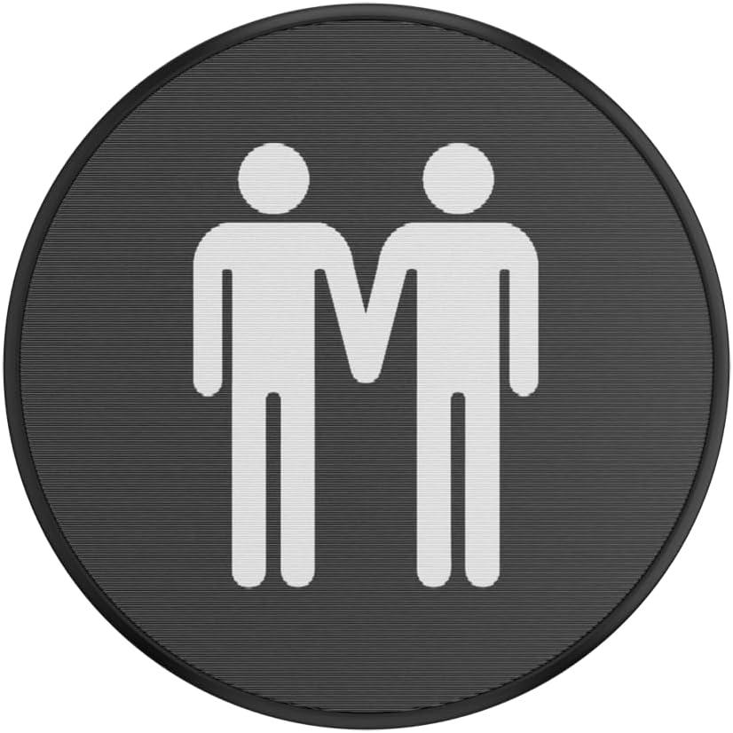 imagePopSockets Phone Grip with Expanding Kickstand Adhesive Grip Happy BluesLenticular Love