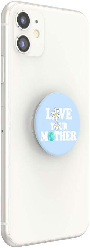 imagePopSockets Phone Grip with Expanding Kickstand Adhesive Grip Happy BluesLove Mother