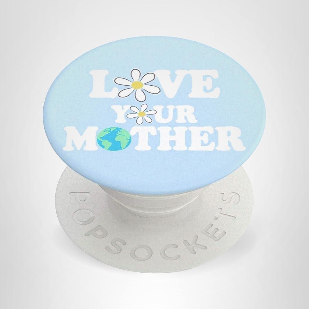 imagePopSockets Phone Grip with Expanding Kickstand Adhesive Grip Happy BluesLove Mother