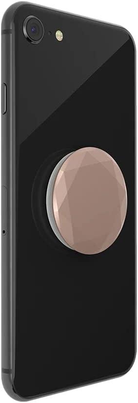 imagePopSockets Phone Grip with Expanding Kickstand Adhesive Grip Metallic Diamond Rose GoldMetallic Rose