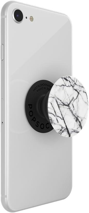 imagePopSockets Phone Grip with Expanding Kickstand Adhesive Grip Rose Gold Lutz MarbleDove Marble