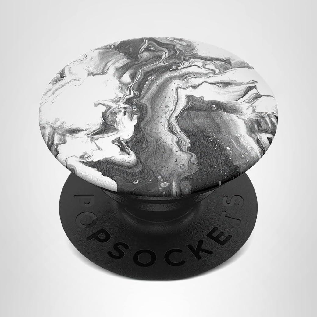 imagePopSockets Phone Grip with Expanding Kickstand Adhesive Grip Rose Gold Lutz MarbleGhost Marble