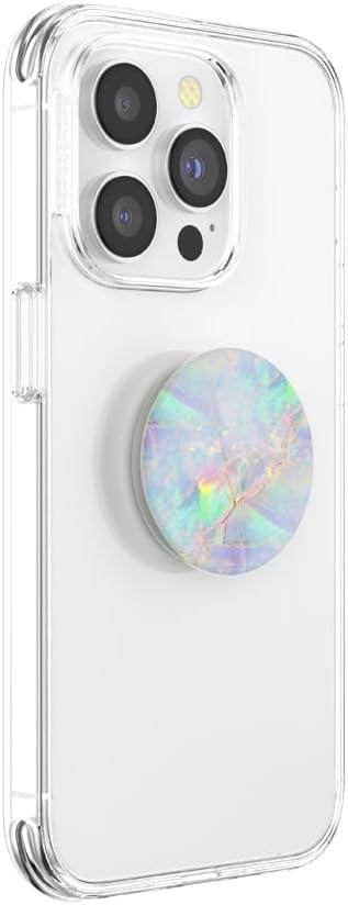 imagePopSockets Phone Grip with Expanding Kickstand Adhesive Grip Rose Gold Lutz MarbleOpal