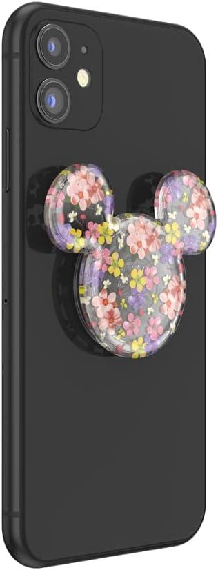 imagePopSockets Phone Grip with Expanding Kickstand Adhesive Grip Disney Golden MickeyFlowers