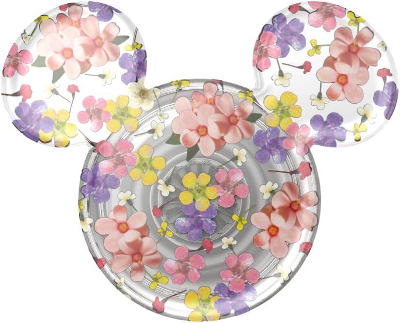 imagePopSockets Phone Grip with Expanding Kickstand Adhesive Grip Disney Golden MickeyFlowers