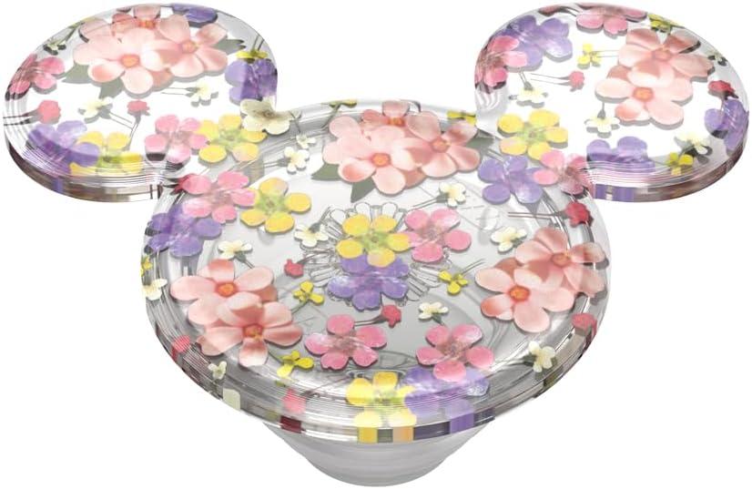 imagePopSockets Phone Grip with Expanding Kickstand Adhesive Grip Disney Golden MickeyFlowers