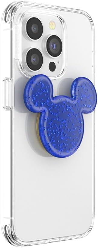 imagePopSockets Phone Grip with Expanding Kickstand Adhesive Grip Disney Golden MickeyGlitter Navy