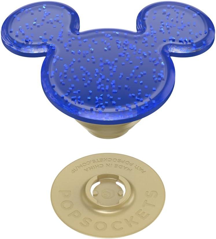 imagePopSockets Phone Grip with Expanding Kickstand Adhesive Grip Disney Golden MickeyGlitter Navy