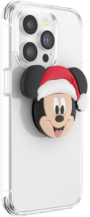 imagePopSockets Phone Grip with Expanding Kickstand Adhesive Grip Disney Golden MickeySanta Mickey