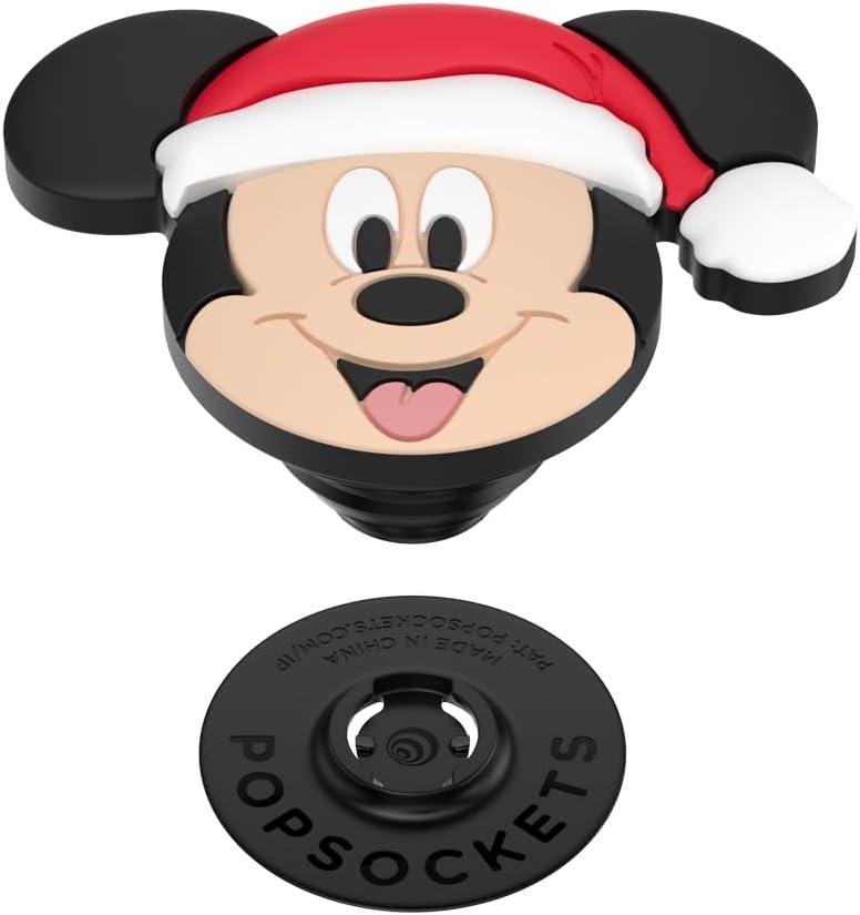 imagePopSockets Phone Grip with Expanding Kickstand Adhesive Grip Disney Golden MickeySanta Mickey