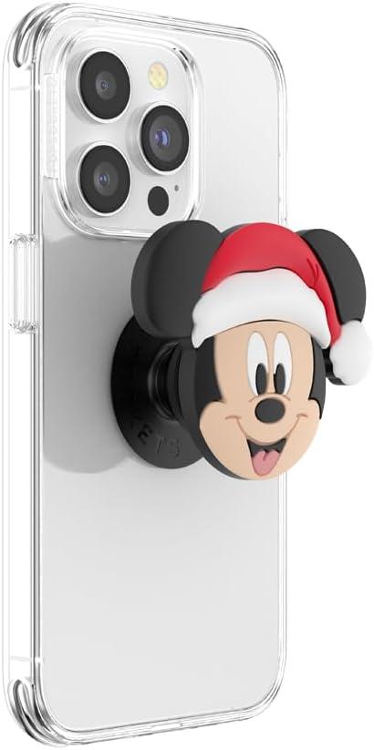imagePopSockets Phone Grip with Expanding Kickstand Adhesive Grip Disney Golden MickeySanta Mickey
