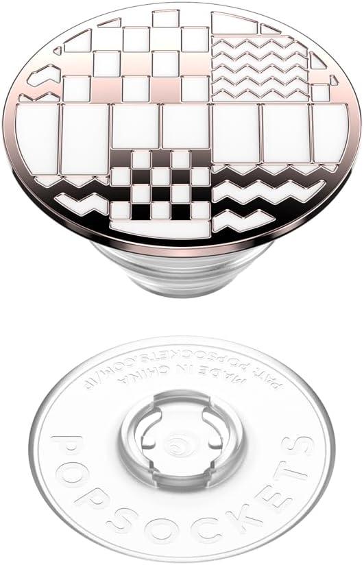 imagePopSockets Phone Grip with Expanding Kickstand Adhesive Grip Enamel Hamsa HandBlue