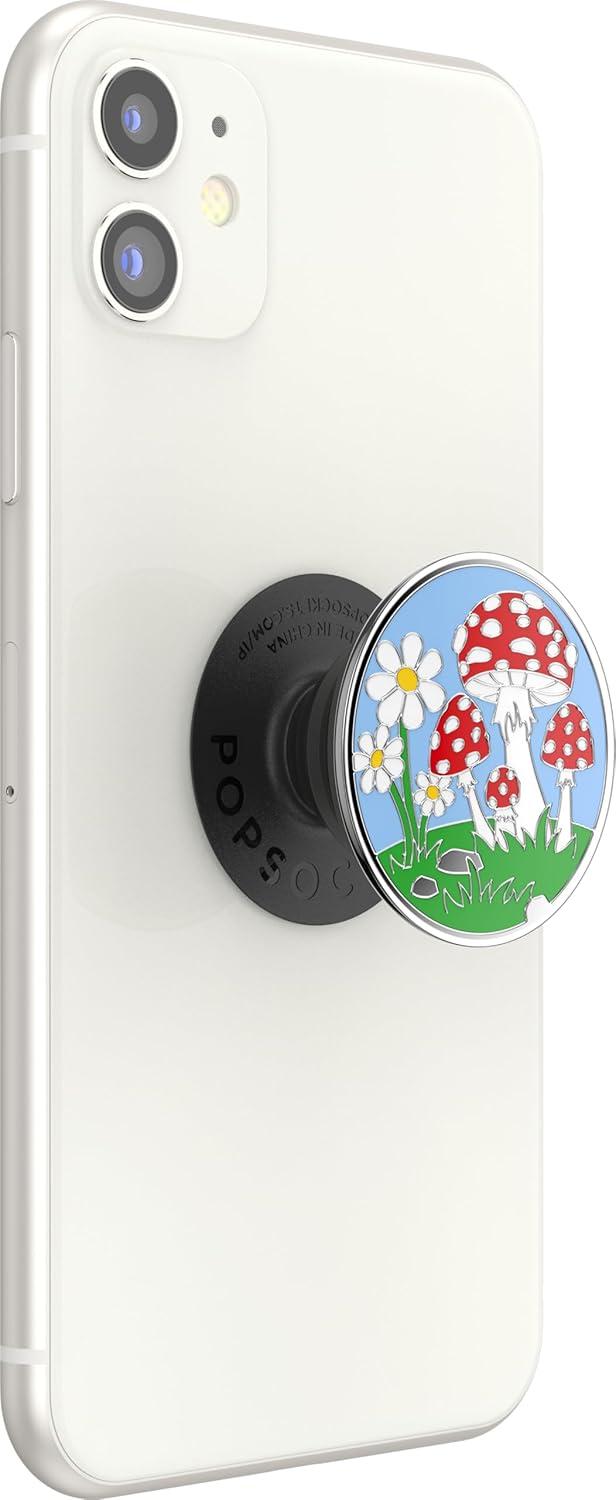 imagePopSockets Phone Grip with Expanding Kickstand Adhesive Grip Enamel Hamsa HandEnamel Fun Guy