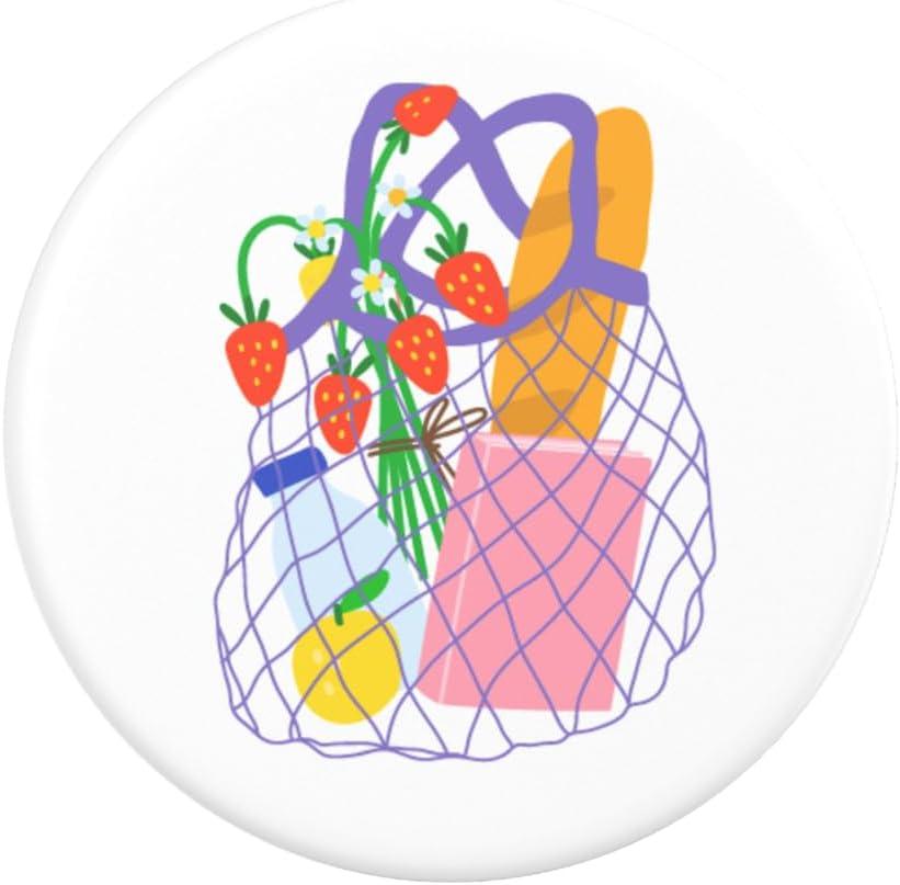 imagePopSockets Phone Grip with Expanding Kickstand Adhesive Grip Enamel Hamsa HandFarmers Market