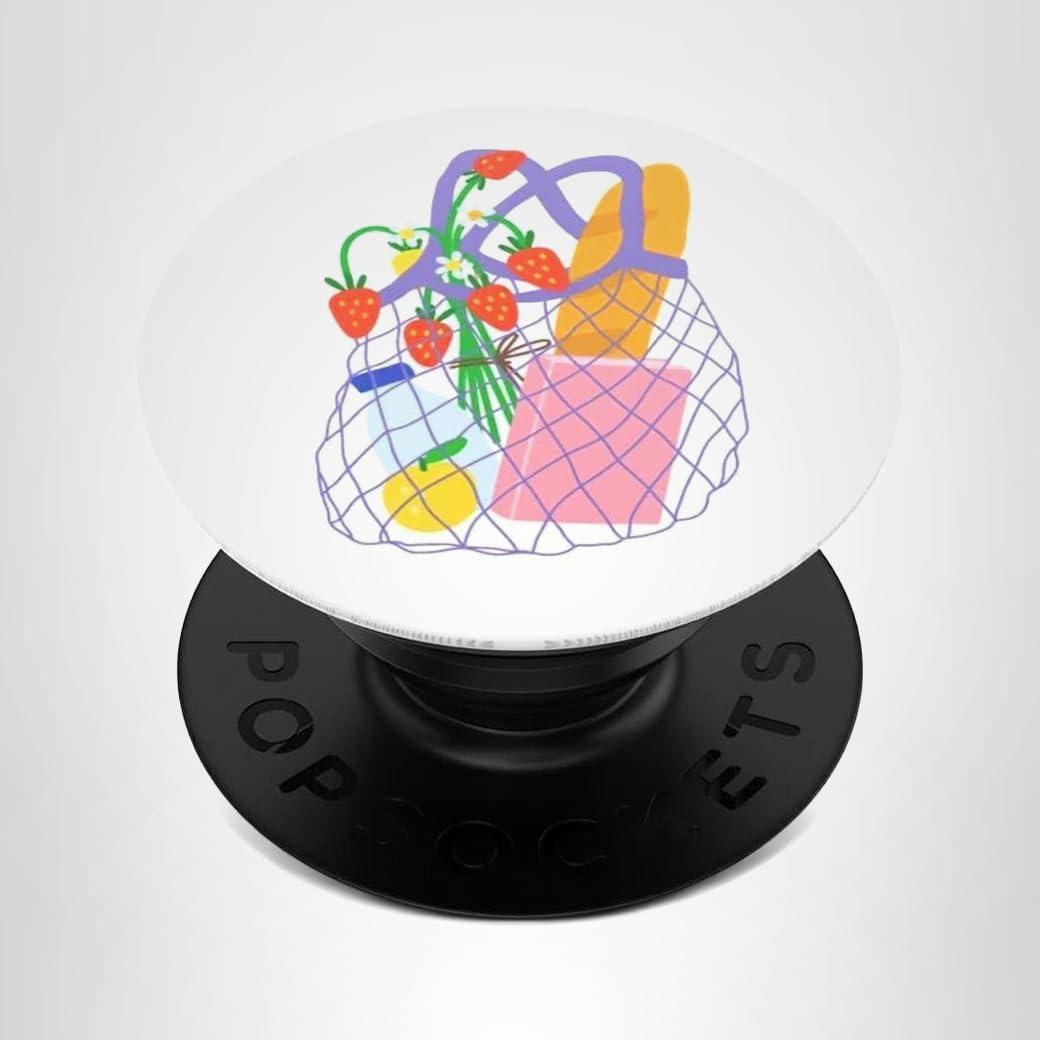 imagePopSockets Phone Grip with Expanding Kickstand Adhesive Grip Enamel Hamsa HandFarmers Market