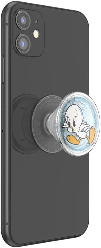 imagePopSockets Phone Grip with Expanding Kickstand Adhesive Grip Enamel Hamsa HandGlitter Fly Tweety