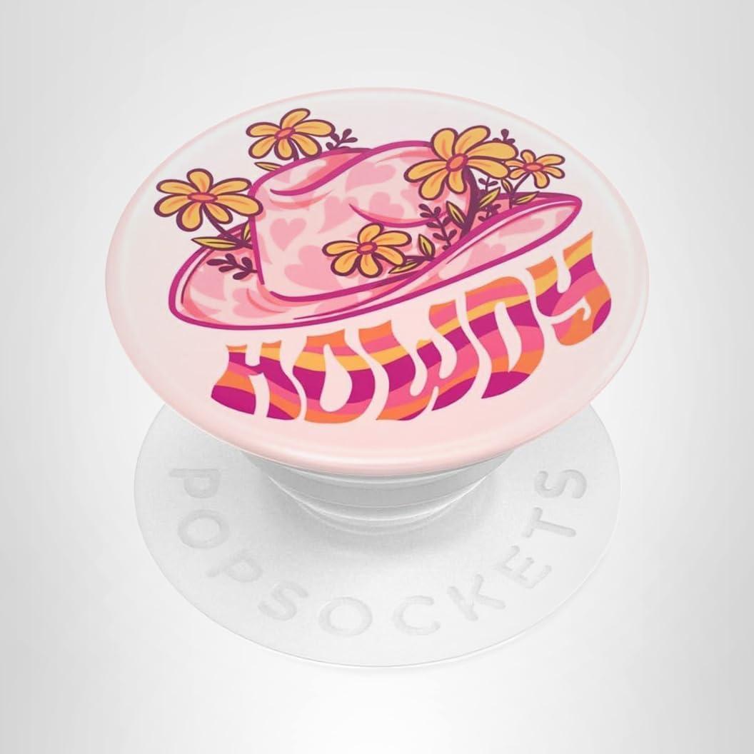 imagePopSockets Phone Grip with Expanding Kickstand Adhesive Grip Enamel Hamsa HandHey Howdy