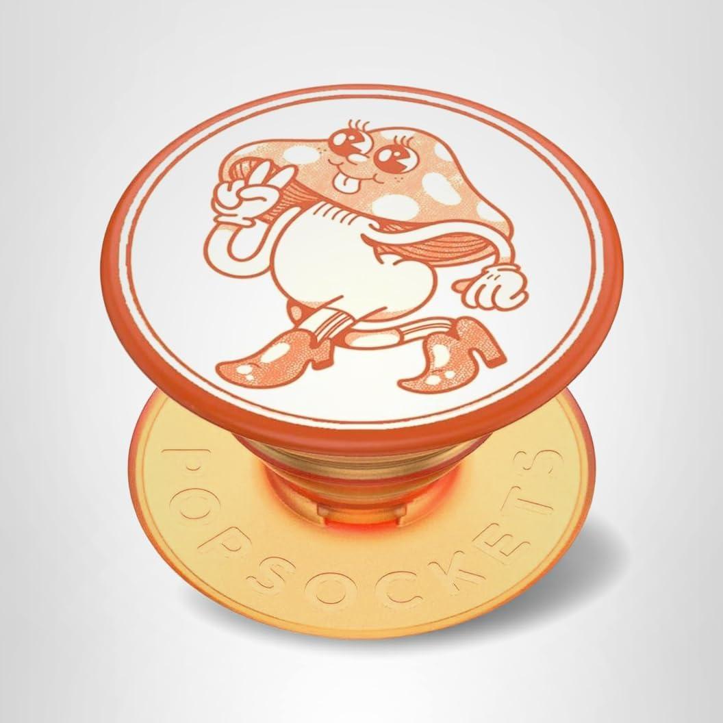 imagePopSockets Phone Grip with Expanding Kickstand Adhesive Grip Enamel Hamsa HandMushie Groove