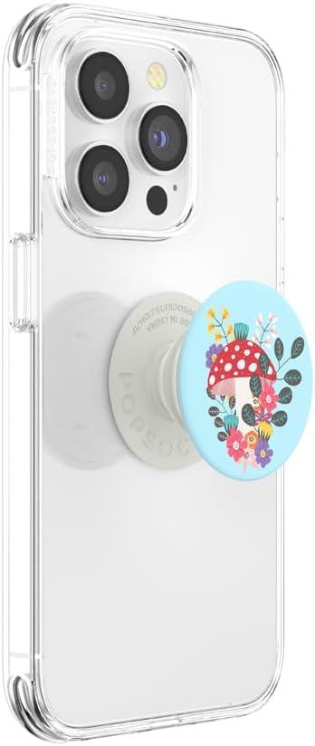 imagePopSockets Phone Grip with Expanding Kickstand Adhesive Grip Enamel Hamsa HandShroom Blooms