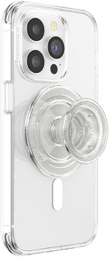 imagePopSockets Phone Grip with Expanding Kickstand Adhesive Grip Glitter PopGrip Star FireClear Glitter