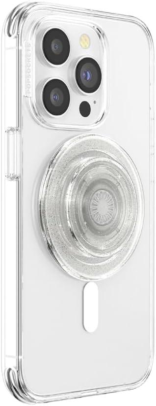 imagePopSockets Phone Grip with Expanding Kickstand Adhesive Grip Glitter PopGrip Star FireClear Glitter