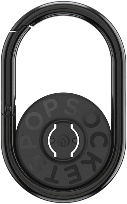 imagePopSockets PopGrip AirPods Pro Holder Keychain AirPod Pro Case Phone Grip Holder Gunmetal White