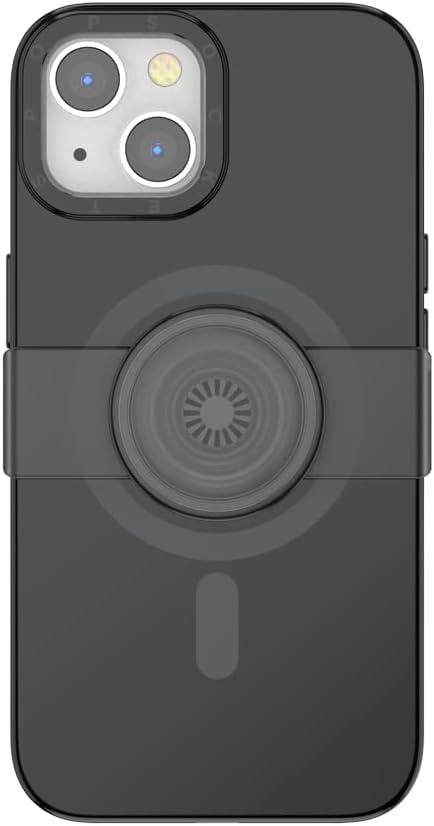 imagePopSockets iPhone 13 Case with Phone Grip and Slide Phone Case for iPhone 13 BlackBlack