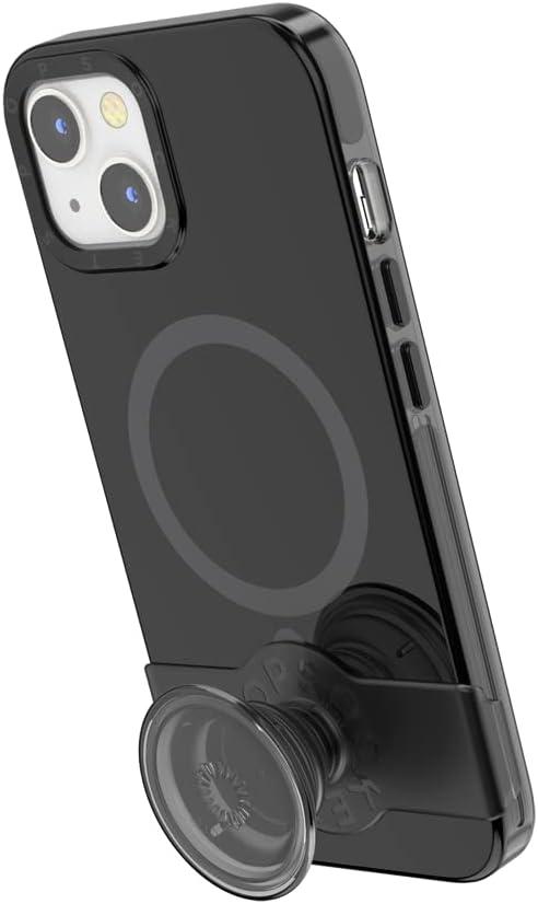 imagePopSockets iPhone 13 Case with Phone Grip and Slide Phone Case for iPhone 13 BlackBlack