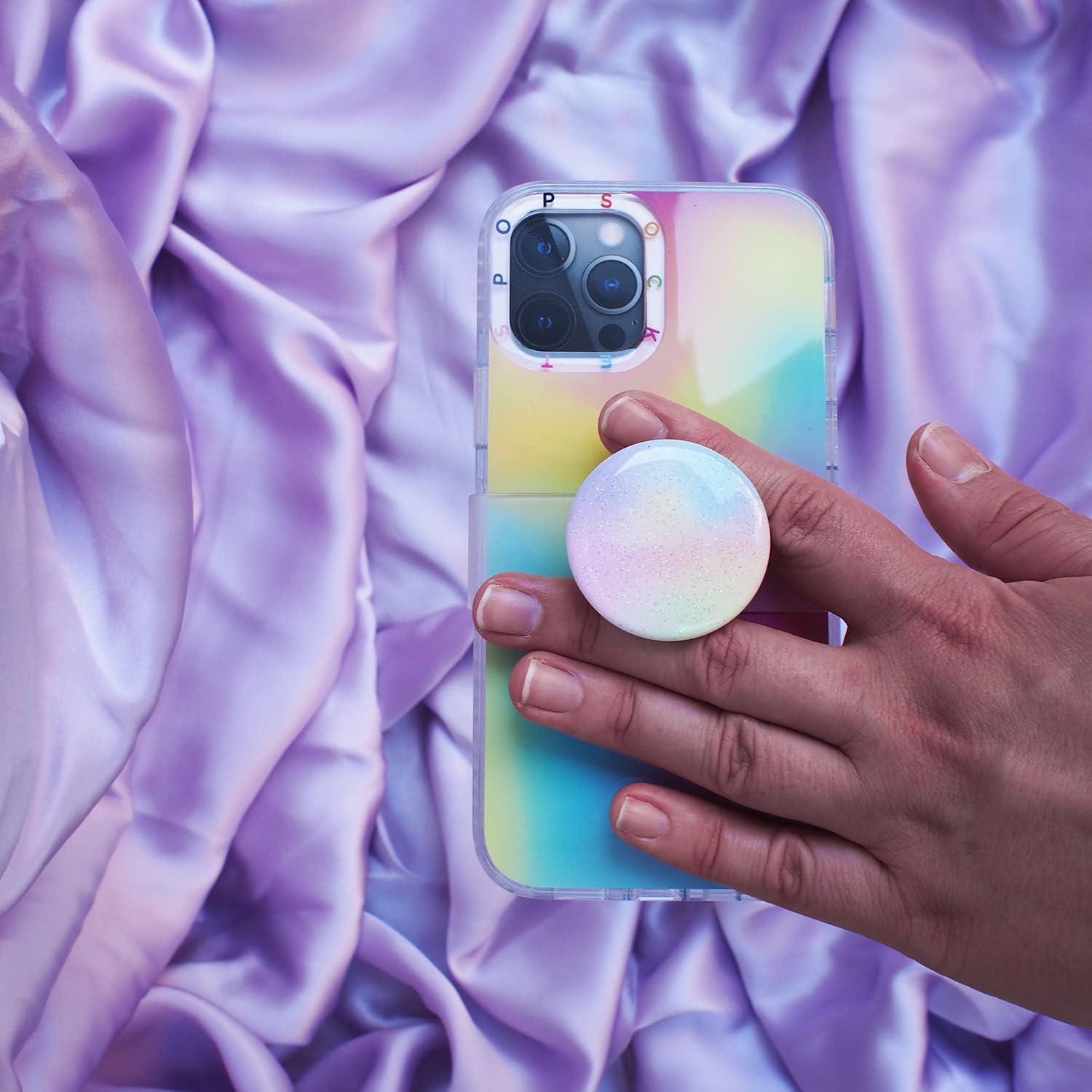 imagePopSockets iPhone 13 Case with Phone Grip and Slide Phone Case for iPhone 13 BlackBlack