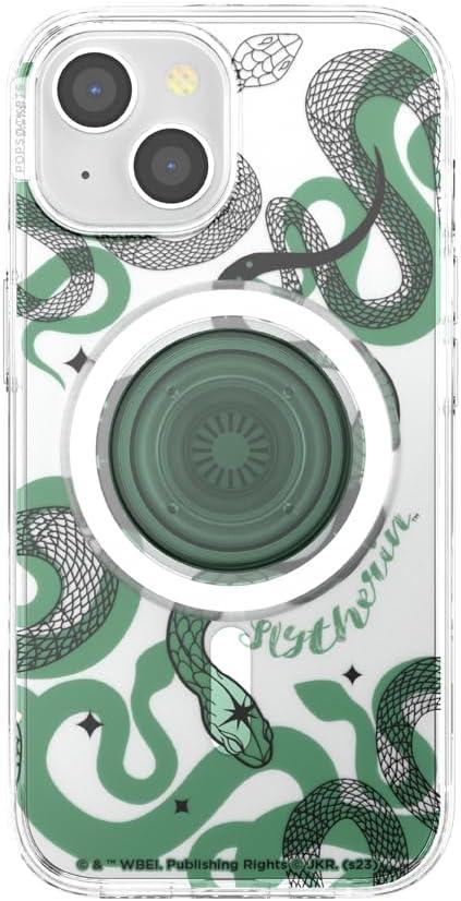 imagePopSockets iPhone 16 Plus Case Compatible with MagSafe Phone Case for iPhone 16 Plus Wireless Charging Compatible Case Only Harry Potter Dark MarkSlytherin