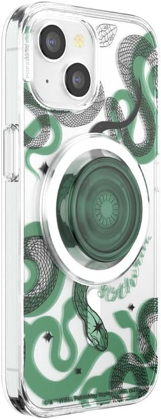imagePopSockets iPhone 16 Plus Case Compatible with MagSafe Phone Case for iPhone 16 Plus Wireless Charging Compatible Case Only Harry Potter Dark MarkSlytherin