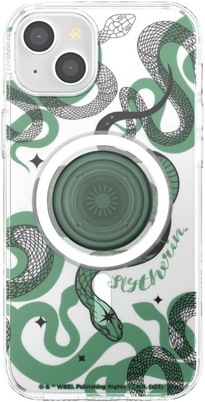 imagePopSockets iPhone 16 Plus Case Compatible with MagSafe Phone Case for iPhone 16 Plus Wireless Charging Compatible Case Only Harry Potter Dark MarkSlytherin