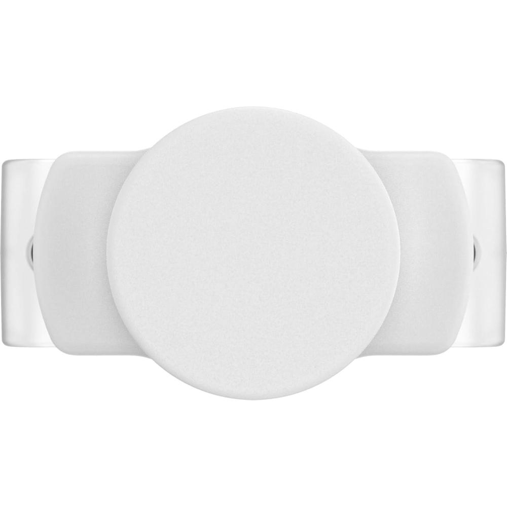 imagePopSockets Phone Grip Slide for Phones and Cases Sliding Phone Grip with Expanding Kickstand Clear on WhiteWhite Stretch
