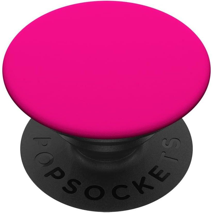 imagePopSockets Phone Grip amp Stand Hot Pink PopSockets PopGrip for MagSafeAdhesive PopGrip
