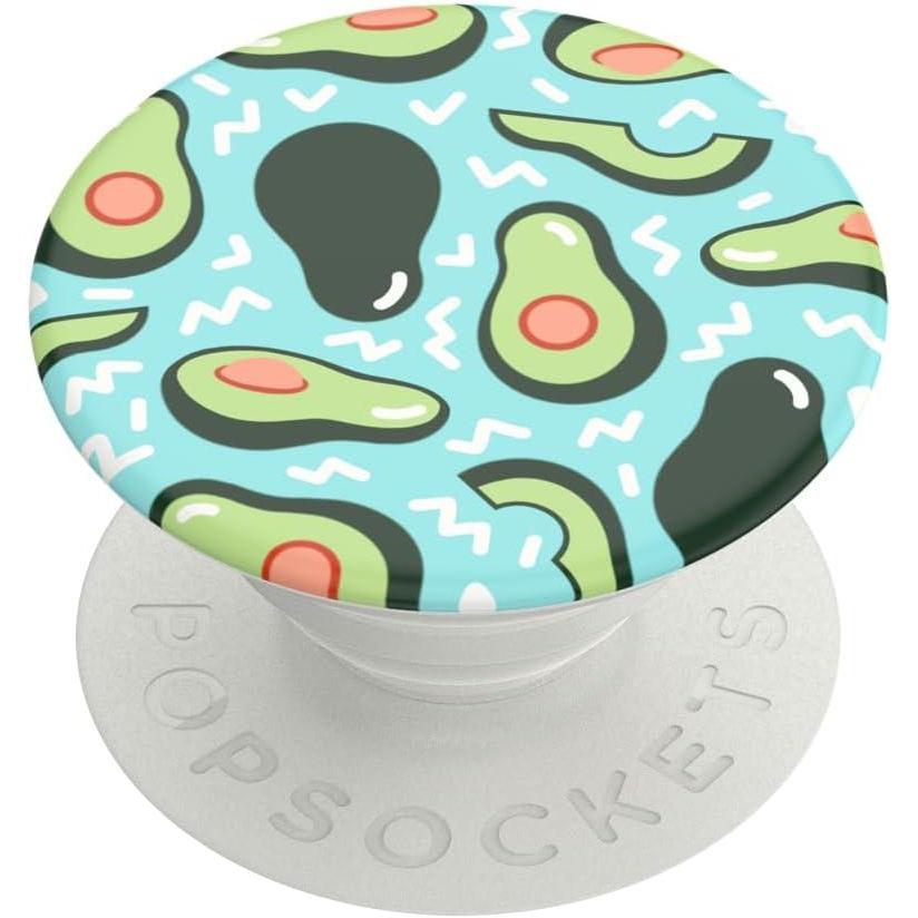 imagePopSockets Phone Grip with Expanding Kickstand Adhesive Grip  Happy BluesAvocado Blue