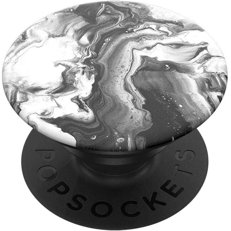 imagePopSockets Phone Grip with Expanding Kickstand Adhesive Grip Rose Gold Lutz MarbleGhost Marble