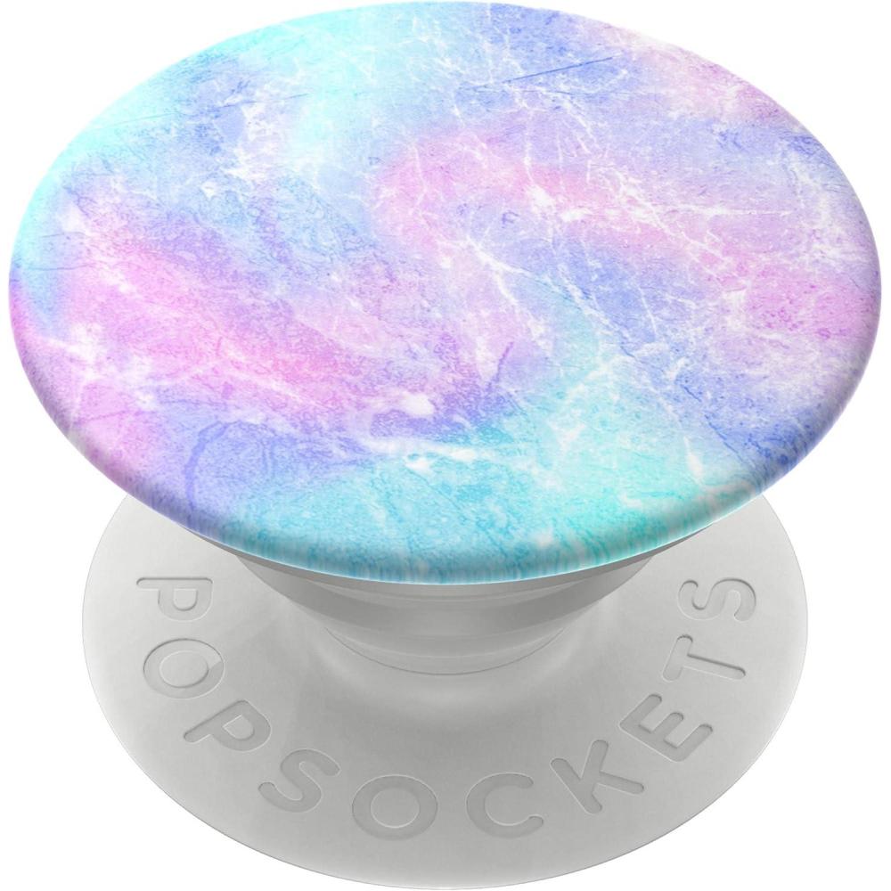 imagePopSockets Phone Grip with Expanding Kickstand Adhesive Grip Rose Gold Lutz MarbleOpal Glow