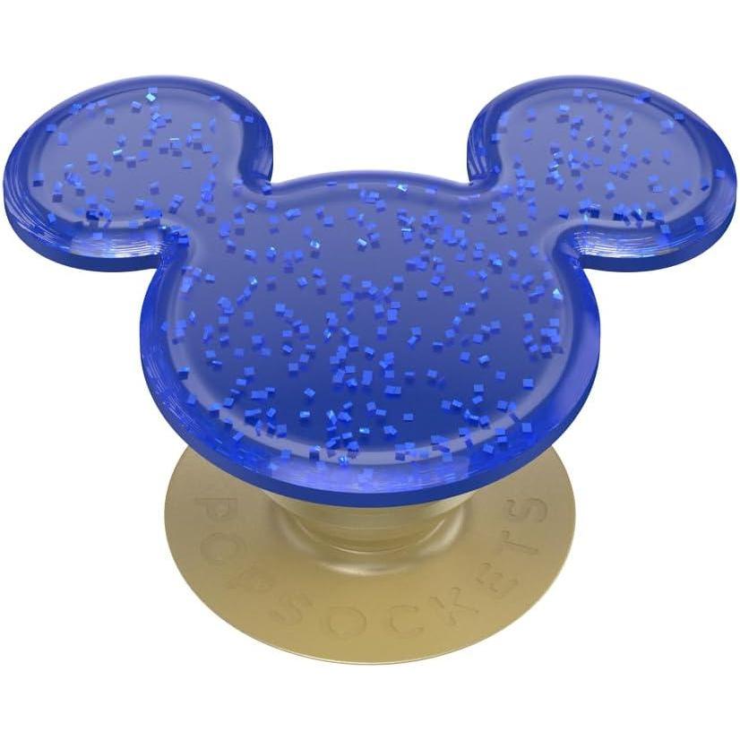 imagePopSockets Phone Grip with Expanding Kickstand Adhesive Grip Disney Golden MickeyGlitter Navy