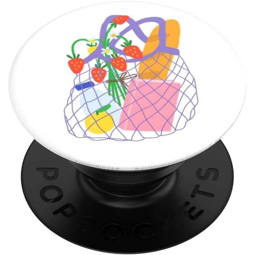 imagePopSockets Phone Grip with Expanding Kickstand Adhesive Grip Enamel Hamsa HandFarmers Market