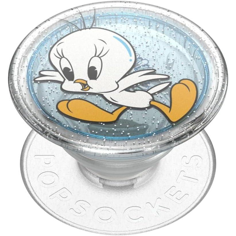 imagePopSockets Phone Grip with Expanding Kickstand Adhesive Grip Enamel Hamsa HandGlitter Fly Tweety