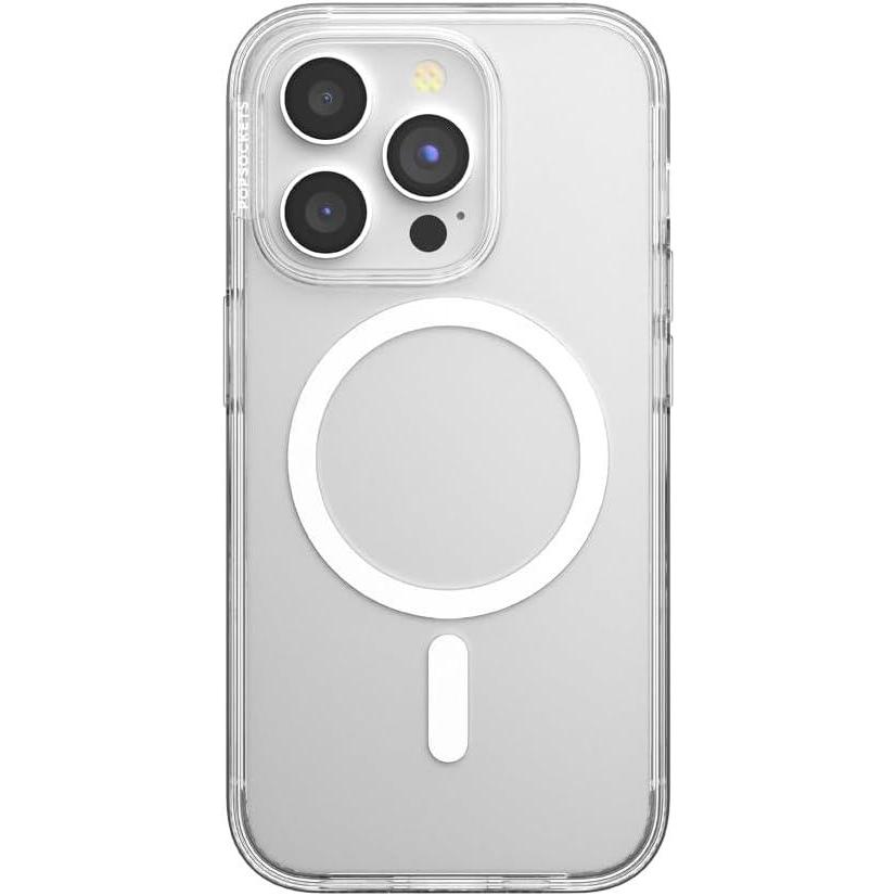 imagePopSockets iPhone 15 Pro Max Case Compatible with MagSafe Phone Case for iPhone 15 Pro Max Wireless Charging Compatible Case Only ClearClear 15 Pro