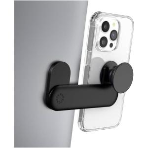 PopSockets Laptop Mount for Phone Grip, Phone Mount, Device Holder for Laptop – Black(Black)